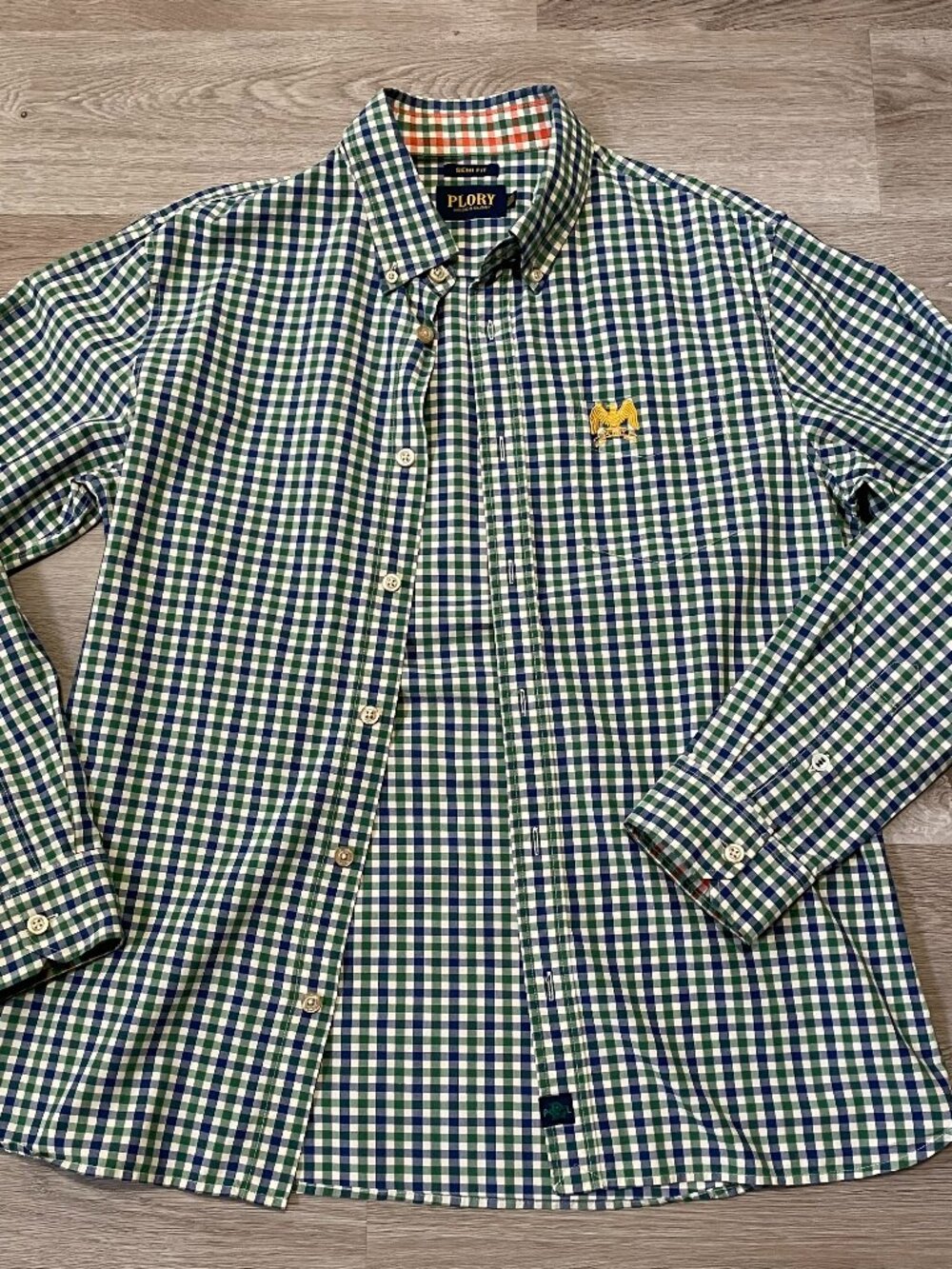Blue Plaid Shirt